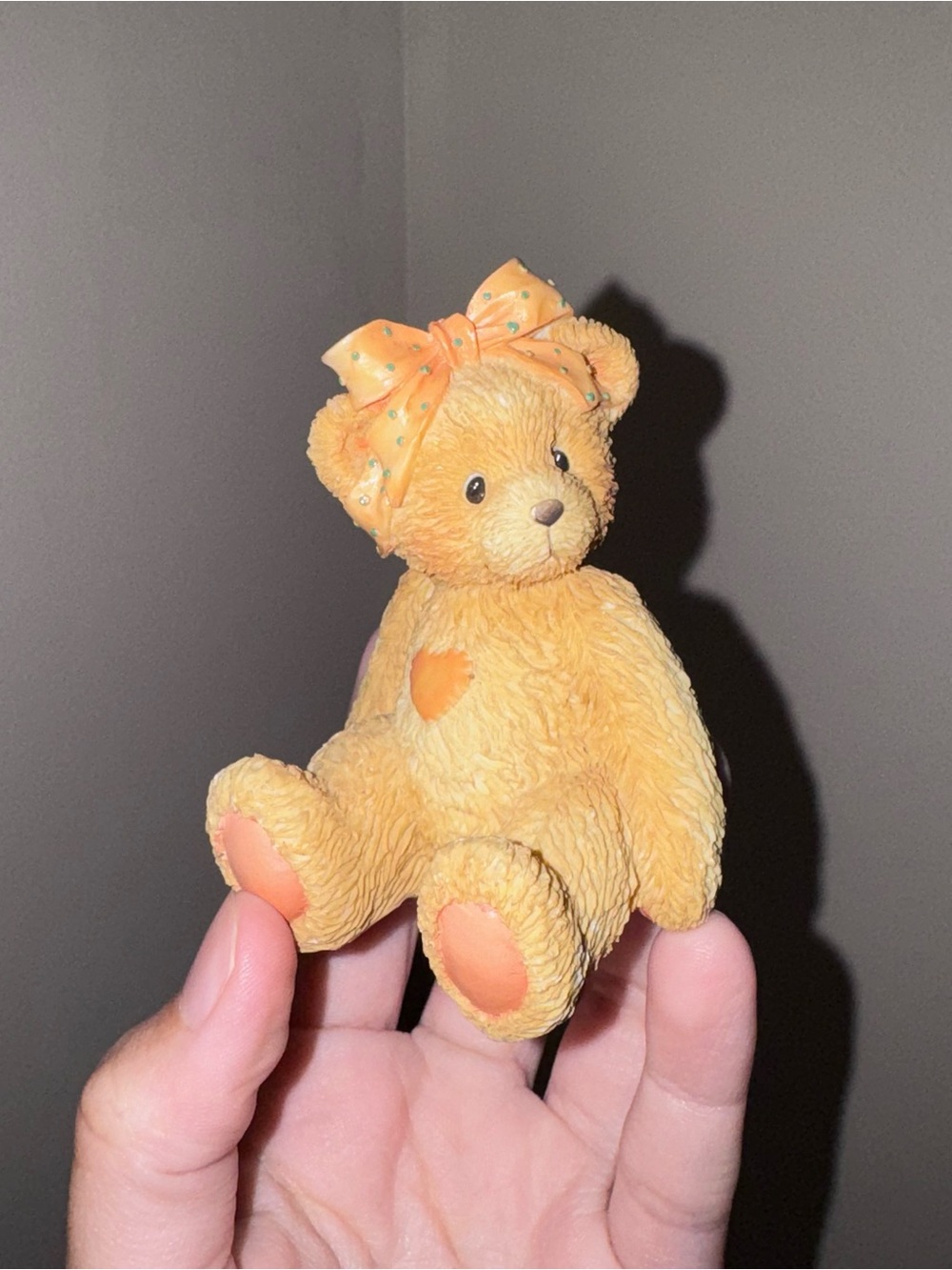 Cherished Teddies Karen Bear Figurine "Best Buddy" 1991 950432